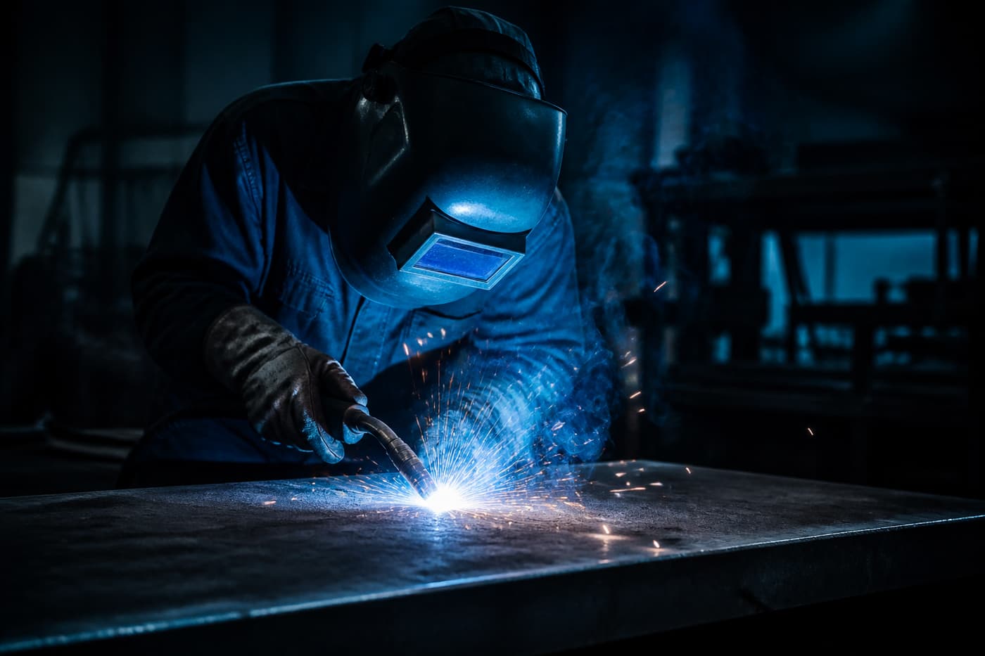 Soldadura de precisión en taller metalmecánico